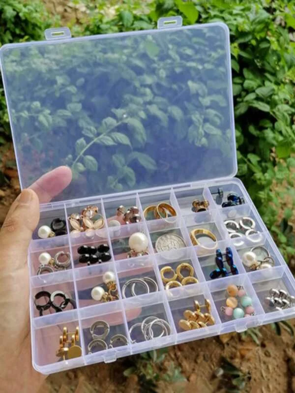 กล่องเครื่องประดับ โปร่งใส 1 ชิ้น  i-31