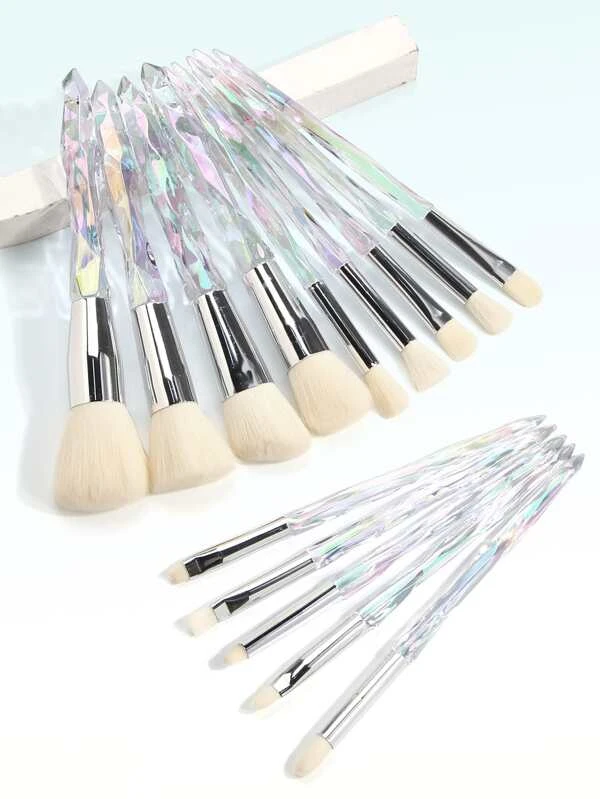 เซตแปรงแต่งหน้าด้ามเพชร 14 ชิ้น e-72