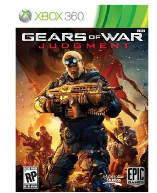 GA12-Gears of War Judgment xbox360 แผ่นเกมส์Xbox360 [Region Free] แผ่นไรท์เล่นได้กับเครื่องที่แปลงแล้วทุกโซน PAL/NTSC