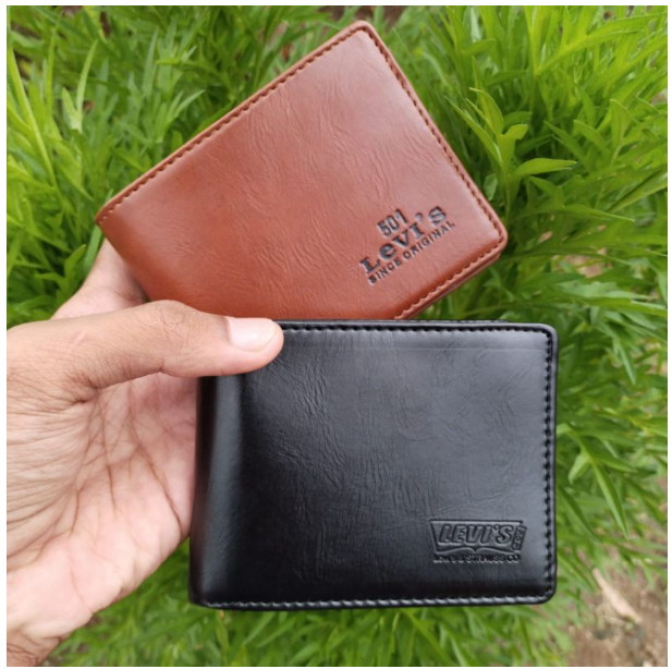 RAY57-กระเป๋าสตางค์หนังแท้ 3 มิติ แบบพับได้ สําหรับผู้ชาย