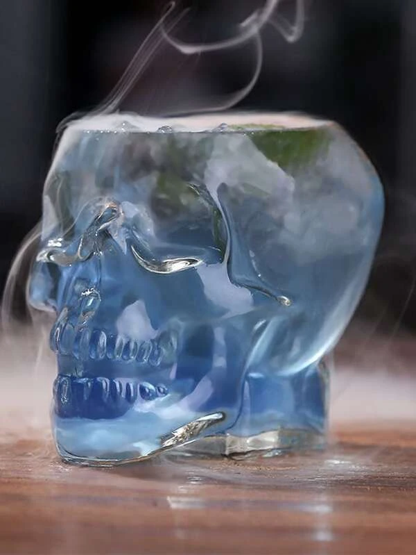 แก้วน้ำ กระจก สร้างสรรค์ การออกแบบ กะโหลกศีรษะ สำหรับ ครัว 1 ชิ้น  oo-11