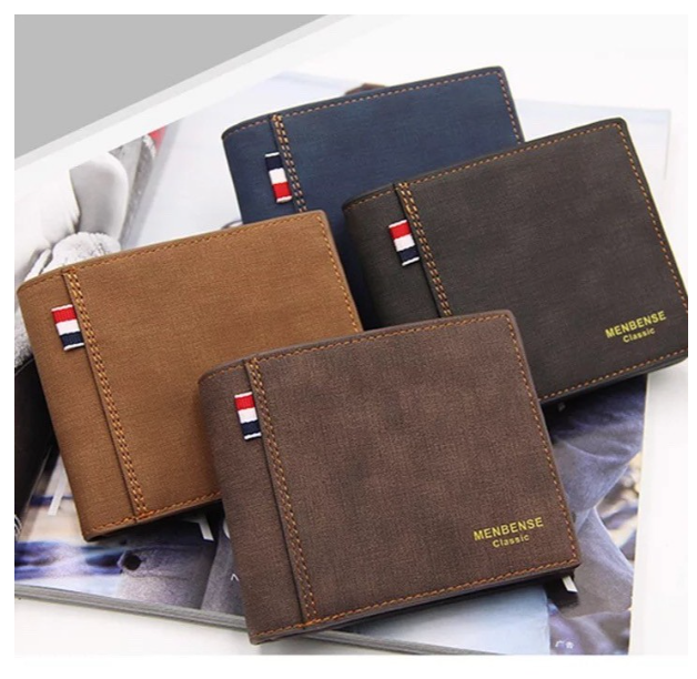 TOP10-กระเป๋าสตางค์ผู้ชาย Men Bense กระเป๋าสตางค์สั้นผู้ชาย MPQ1