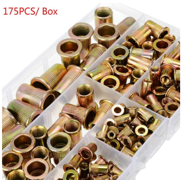 TH191-น็อตกันฝ้าเหล็ก น็อตหมุดเกลียว น็อตกันหมอก น็อตหมุดย้ำหัวตัดหมอกหลายขนาด