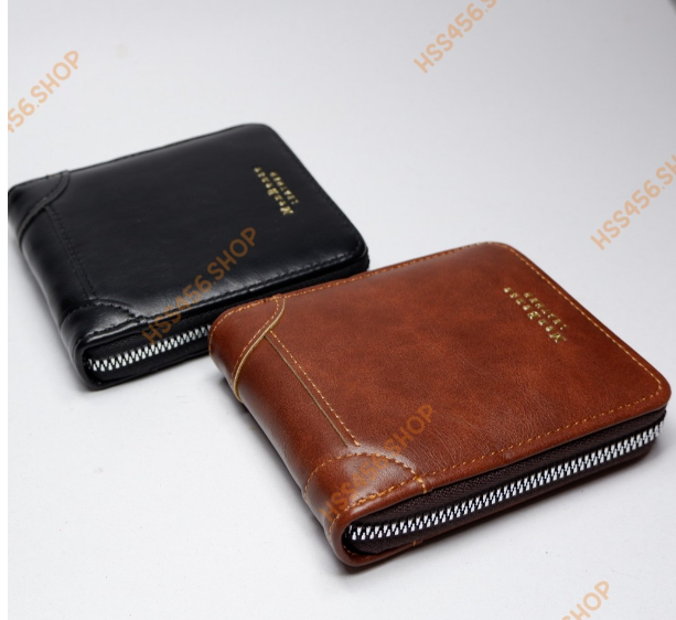 RAY39-กระเป๋าสตางค์ผู้ชาย Men Bense ใบใหญ่ # D5505 ซิปหนัง