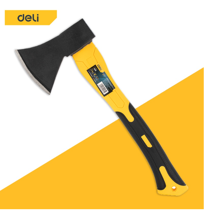 M-97 Deli ขวาน ขวานเดินป่า ขวานตัดไม้ ขนาด 600/800 กรัม ขวานด้ามไฟเบอร์ พกพาสะดวก ขวานเหล็กแหนบ Fiber Handle Axes