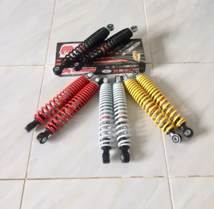 FU184-โช๊คหลัง โช๊คสำหรับรุ่น YAMAHA Spark115, finn & โช๊คเดิม สีดำ / สีเเดง / สีเหลือง/ขาวมุก/ชุบ ราคา 1คู๋ งานแข็งเกรดอย่างดี อะไหล่