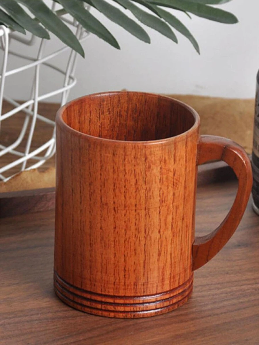 แก้วมัคสำนักงาน ไม้ มินิมอลลิสต์ 1 ชิ้น  oo-176