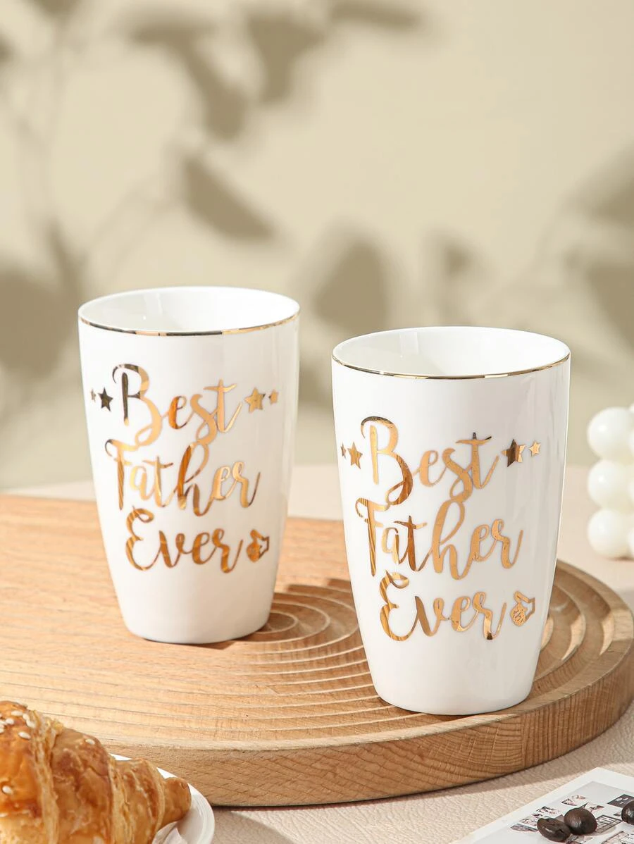 ถ้วย น้ำ ทันสมัย พิมพ์ สโลแกน สำหรับ บ้าน 1 ชิ้น  oo-179