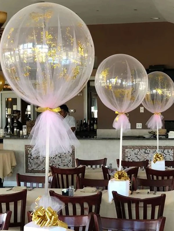 ชุดลูกโป่ง โปร่งใส 2 ชิ้น p-61