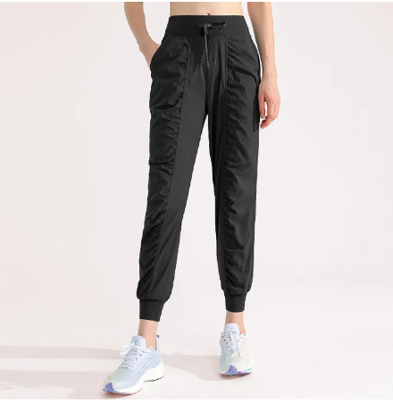 SF114-กางเกงเลกกิ้งฟิตเนสโยคะลำลองสำหรับผู้หญิง Celana Training วิ่งระบายอากาศได้ทรงหลวมกางเกงกีฬา