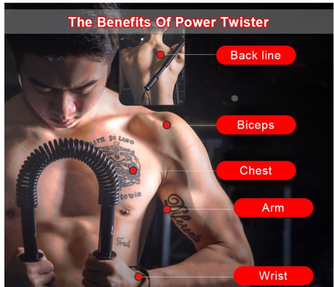 ฟ-003 สปริงมือหัก Power Twister Fitness อุปกรณ์ออกกำลังกายแขน อุปกรณ์สร้างกล้ามแขน มีหลายระดับให้เลือก