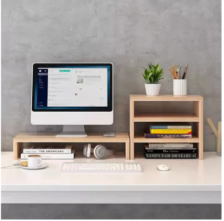 PD65-ชั้นวางจอคอมพิวเตอร์ แท่นวางจอคอม ที่วางจอคอม ชั้นวางจอคอมพิวเตอร์