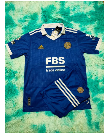 FJ50-ชุดกีฬาทีม เลสเตอร์ซิตี้ ชุดกีฬาแขนสั้นชาย(เสื้อพร้อมกางเกง)รุ่นไหม่ล่าสุด 2023