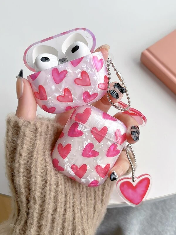 เคสหูฟัง ลาย หัวใจ e-100