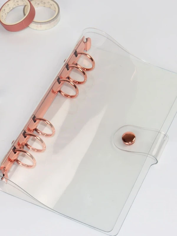 หนังสือ โปร่งใส A5 ใบหลวม เปลือกหอย 1 ชิ้น f-80