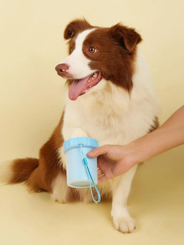 ถ้วย สีสุ่ม สัตว์เลี้ยง   เท้า ล้าง 1 ชิ้น  ม-28