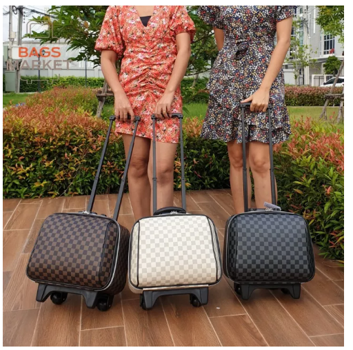 BAG30-กระเป๋าเดินทาง กระเป๋าล้อลาก ระบบรหัสล๊อค 14 นิ้ว ขนาดกระทัดรัด มีให้เลือก 3 สี สไตล์หลุยส์