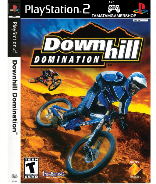RE100-Downhill Domination ps2 แผ่นไรท์ เกมps2 เกมจักรยานps2 เกมเพล2 ดาวฮิว downhillps2 downhill ps2