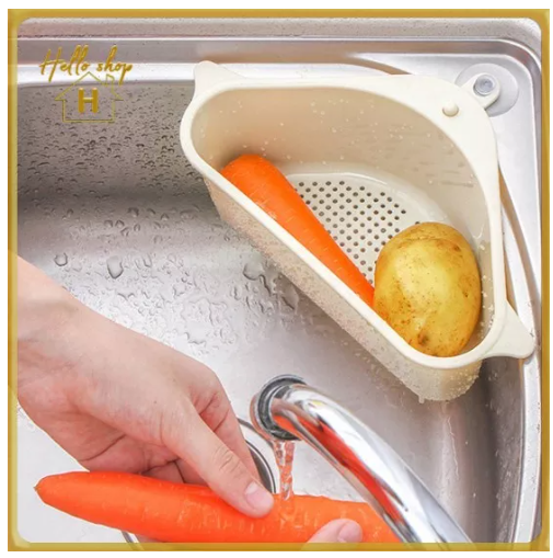 KIT59-HL.ตะกร้ากรองเศษอาหาร ที่กรองเศษอาหาร ตะกร้าล้างผัก ตะกร้าอเนกประสงค์ อ่างล้างจาน พร้อมจัดส่ง ร้านค้าไทย Helloshop H30113