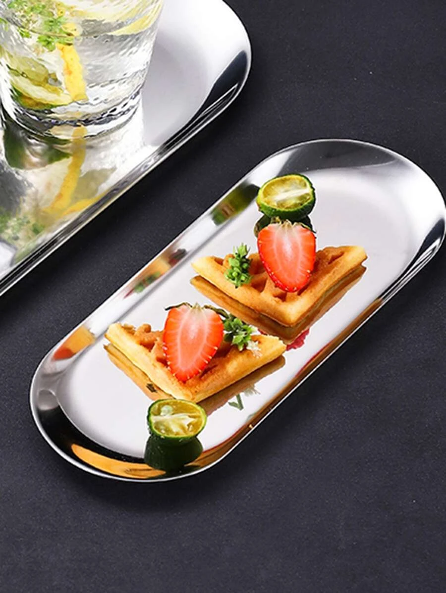 จาน สแตนเลส 1 ชิ้น  ff-4