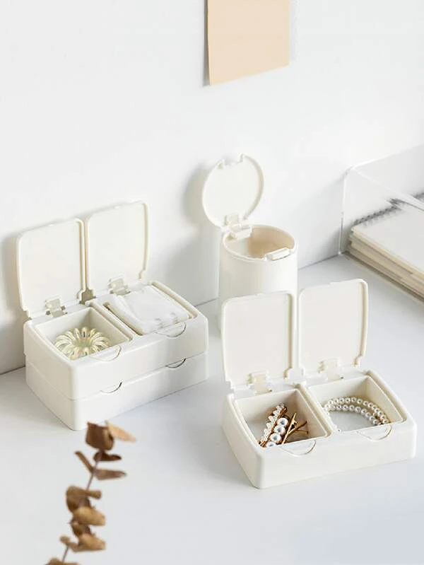 กล่องเก็บเครื่องประดับ พลาสติก 1 ชิ้น  i-36