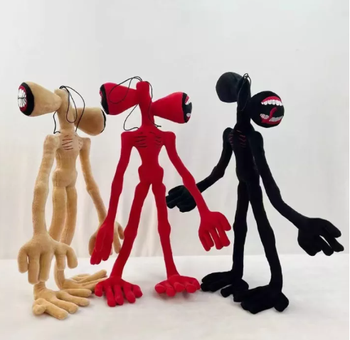 N27-Siren Head ใหม่40-55ซมไซเรนหัวของเล่นตุ๊กตาสีขาวสีดำแมวสัตว์ Plushes Sirenhead ตุ๊กตาสัตว์ของเล่นตุ๊กตาตุ๊กตาสำหรับเด็กของขวัญ