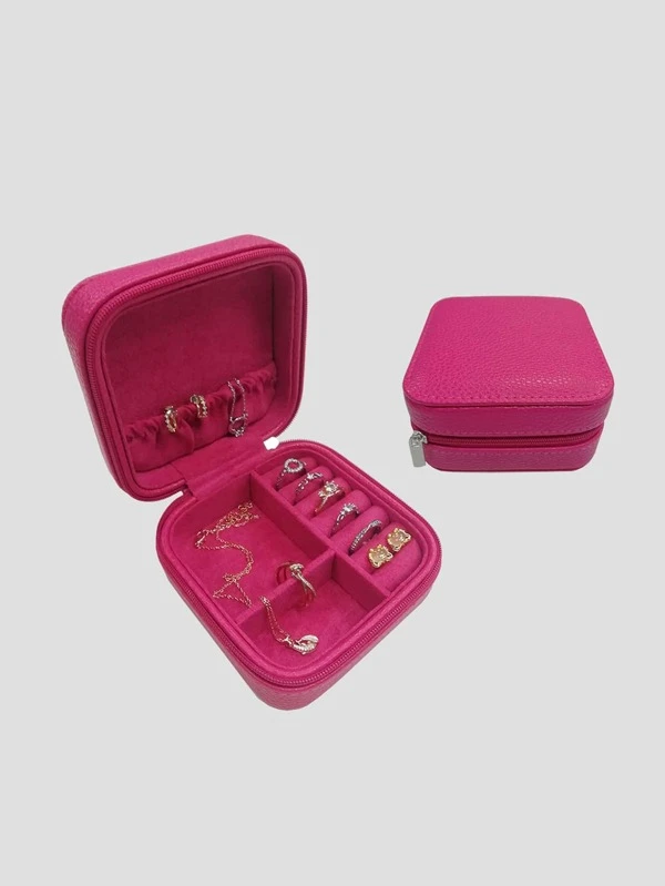 กล่องใส่เครื่องประดับ 1 ชิ้น สีพื้น i-101