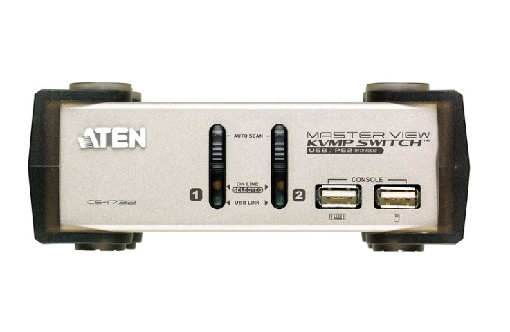 B45-ATEN 2-PORT PS/2 USB KVMP SWITCH รุ่น CS1732A
