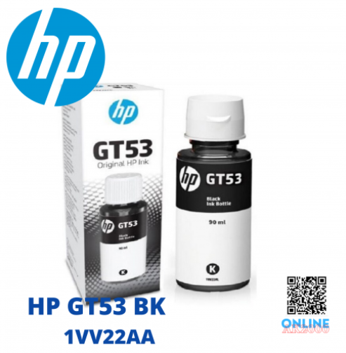 DA83-หมึกขวดแท้ ถูกที่สุด 1VV22AA HP GT53 Black Ink