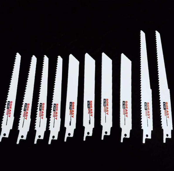 TH166-SB01 ใบเลื่อยชัก ไฟฟ้า แบบชุด ตัด ไม้เนื้ออ่อน เนื้อแข็ง เหล็ก ชุด 10 ใบ,ใบเลื่อยวงเดือน 10 ชิ้นใบเลื่อยจิ๊กสำหรับตัดไม้