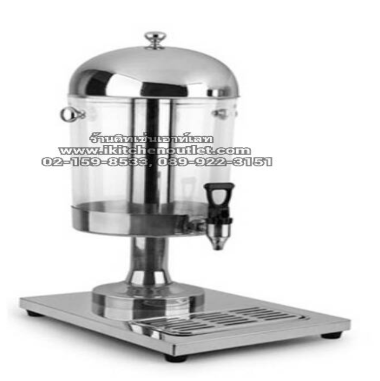 DEE84-โถจ่ายน้ำหวานหัวเดี่ยว ขนาด 8 ลิตร ยี่ห้อ Kitch
