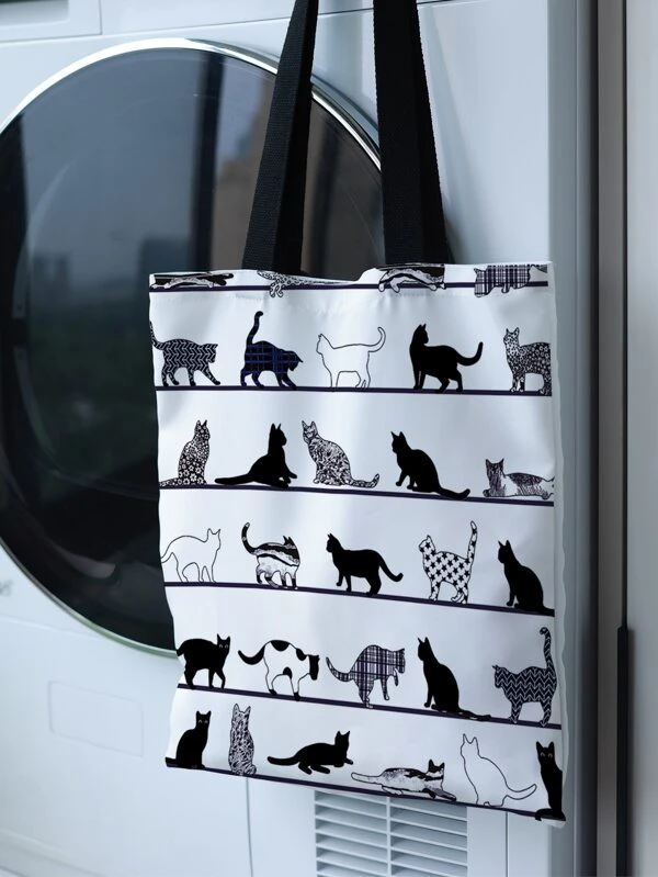 กระเป๋าช้อปปิ้ง ลาย แมว n-42