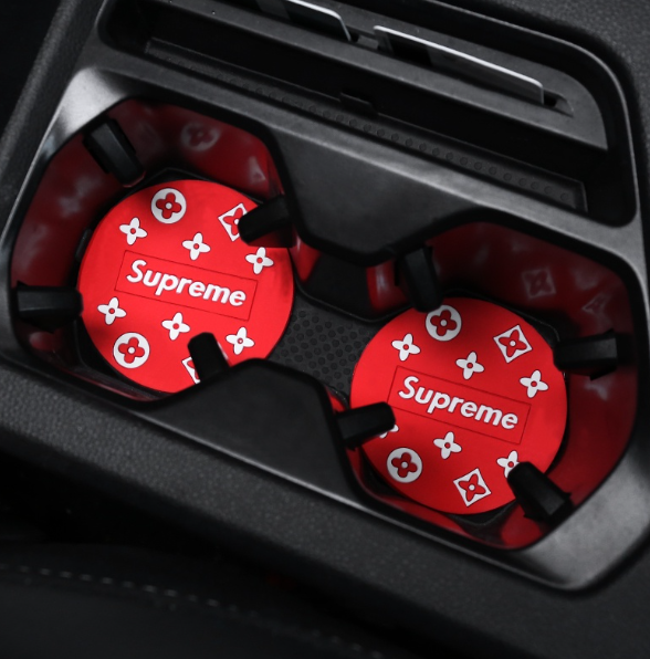 GX169-2 ชิ้น ซิลิโคน รถยนต์ ที่รองแก้ว แบบพกพา บ้าน สํานักงาน นม แก้วกาแฟ แผ่นรองแก้ว กันลื่น รถ เสื่อรองแก้ว สัตว์น่ารัก แผ่นรองแก้ว