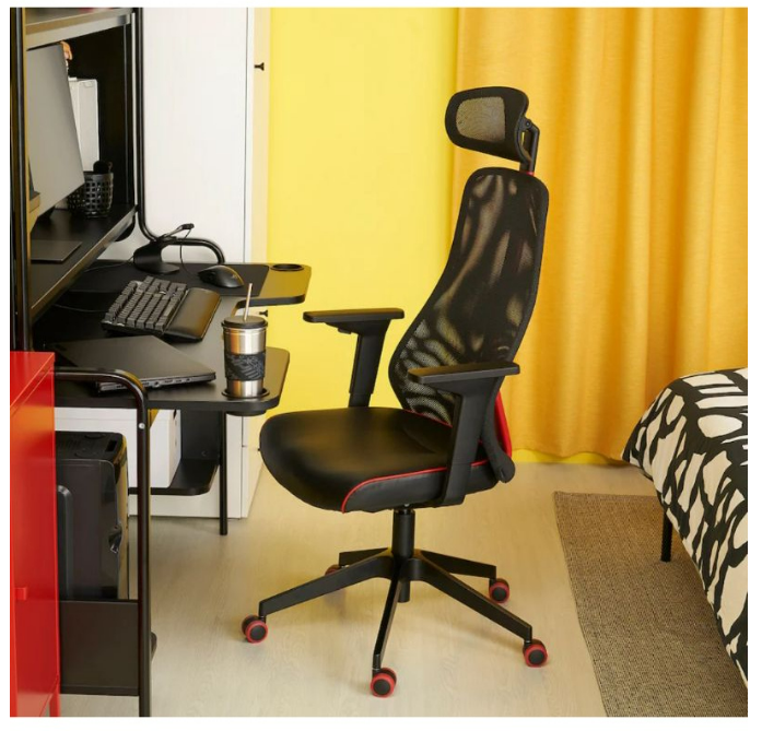 ก01 IKEA MATCHSPEL เก้าอี้เล่นเกมส์ ปรับได้เยอะ เก้าอี้เกมเมอร์ เก้าอี้คอม เก้าอี้หมุน