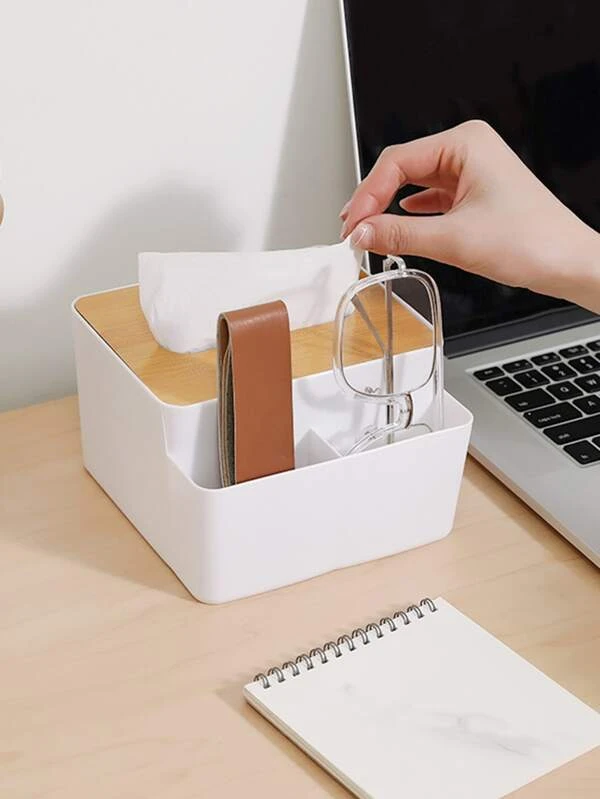 กล่องทิชชู่ มัลติฟังก์ชั่น 1 ชิ้น  nn-18