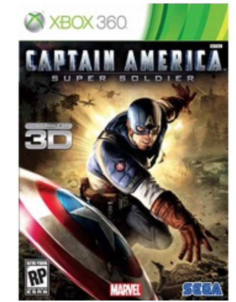 GA14-Captain America Super Soldier xbox360 [Region Free] แผ่นเกมXbox360 แผ่นไรท์สำหรับเครื่องที่แปลงแล้ว LT/RGHทุกโซน