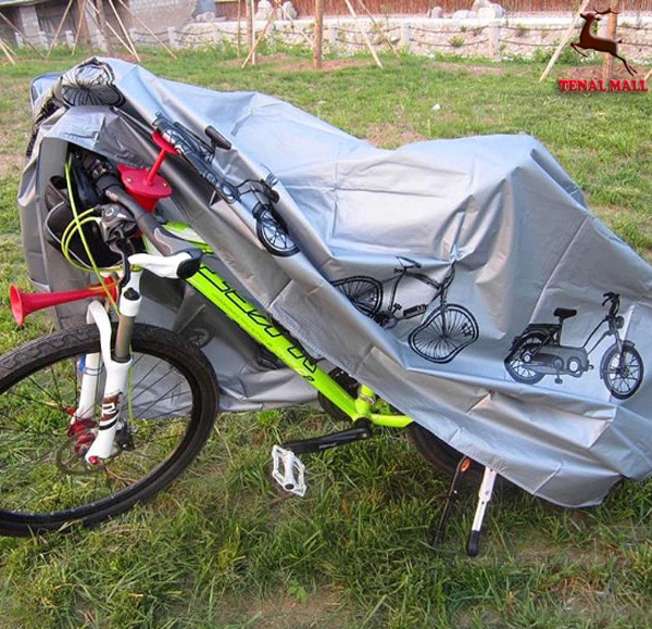 GX112-ผ้าคลุมมอเตอร์ไซค์ลาย ผ้าคลุมรถจักรยาน ผ้าคลุมจักรยาน ผ้าคลุมรถจักรยานยนต์ ผ้าคลุม กันแดด กันน้ำ กันฝุ่น