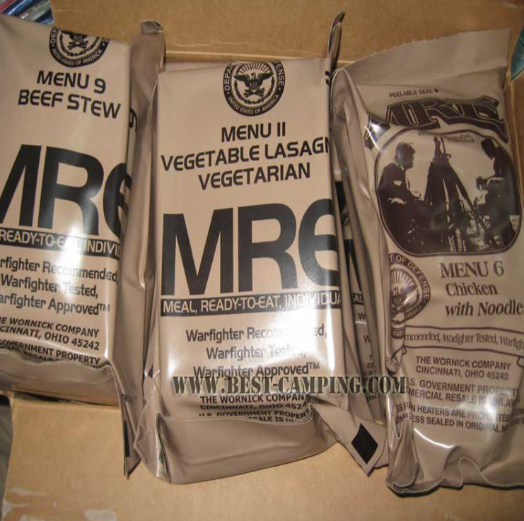 WA08-The Meal,Ready to Eat (MRE) ,อาหารภาคสนาม,อาหารเดินป่่า,อาหารทหาร,อาหารแคมป์ปิ้ง,อาหารฉุกเฉิน