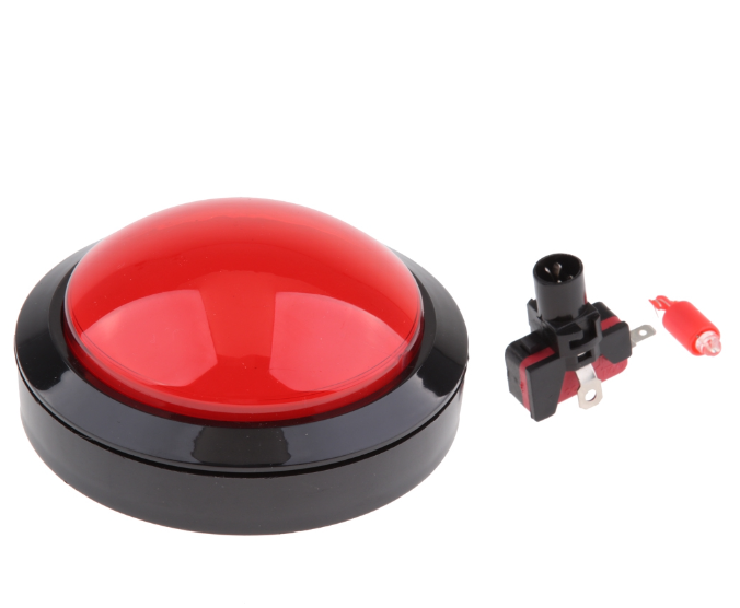 ROM51-ปุ่มกดทรงโดม led illuminated 100 มม. สําหรับเกม arcade machine games