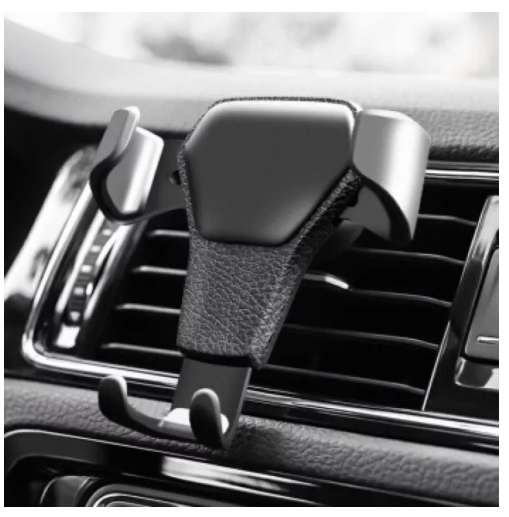 JN62-ที่วางโทรศัพท์หนังรถยนต์ คลิปยึดช่องระบายอากาศแบบปรับได้ที่ยึดโทรศัพท์มือถือฐานรถ GPS ที่วางโทรศัพท์