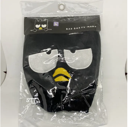RE89-เซ็ตชุดหุ้มเบาะ แบด แบด มารุ BAD BADTZ-MARU สินค้าลิขสิทธิ์แท้ แบบผ้า หุ้มพวงมาลัย หุ้มเบลท์ หัวเกียร์ หุ้มเบรคมือ หุ้มเบาะ งานแท้