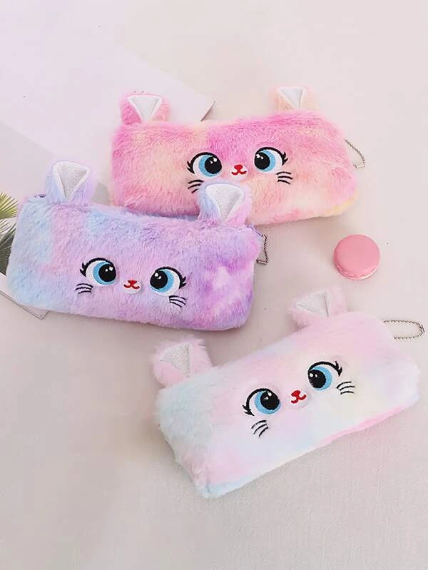 กล่องดินสอ การ์ตูน แมว เย็บปัก สุ่ม 1 ชิ้น g-29