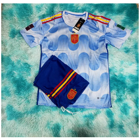 FJ66-ชุดกีฬาทีมชาติ สเปน ชุดกีฬาผู้ใหญ่ (เสื้อพร้อมกางเกง)รุ่นไหม่