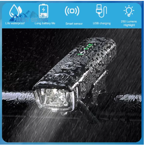 DK42-ไฟหน้าจักรยานแบบชาร์จ USB,ไฟหน้ารถหลอดไฟ LED ส่องระยะไกลชาร์จได้ไฟฉายใช้ปั่นจักรยานอุปกรณ์เสริมสำหรับขี่จักรยาน