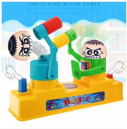 JIN87-เกมค้อนทุบ [ ขนาดใหญ่ ]ทุบหัว หัวกระเด้ง Hammering Contest หรือ VS Game เสริมทักษะเด็กวัยเด็กของเล่นเพื่อการศึกษาของขวัญ