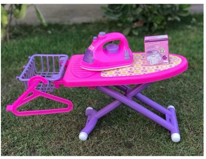 MM36-ชุดเตารีดกระต่ายน้อย สีสดสดใส มีเสียงมีไฟ