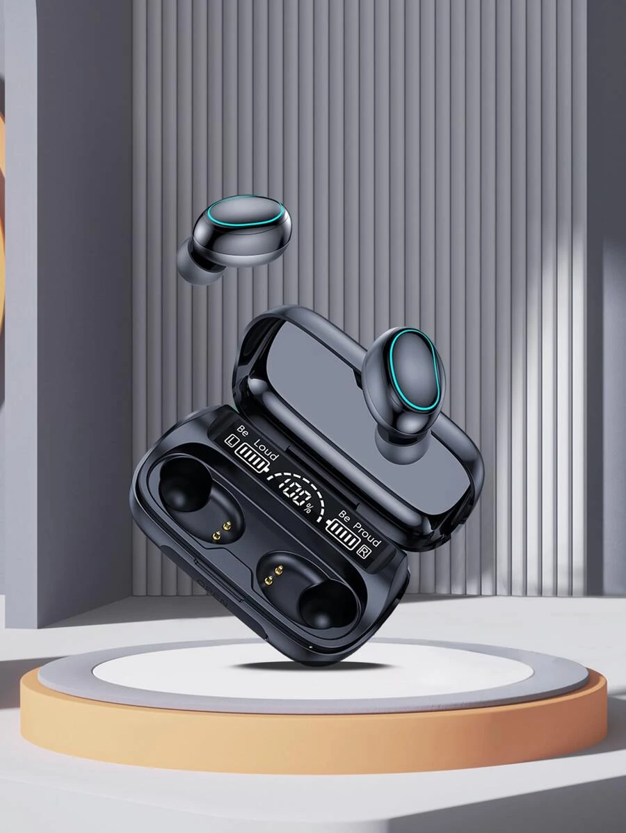 หูฟังไร้สาย จอแสดงผล ดิจิตอล 1 ชิ้น เหมาะกับ Bluetooth  dd-29