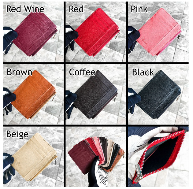 RAY17-Card Holder Silm Wallet กระเป๋าสตางค์ กระเป๋าตัง กระเป๋าตังค์ กระเป๋าเงิน กระเป๋า บางเฉียบ 9ช่อง P3-34
