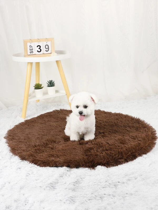 เสื่อกล่อง สัตว์เลี้ยง สีพื้น ปุย 1 ชิ้น j-17