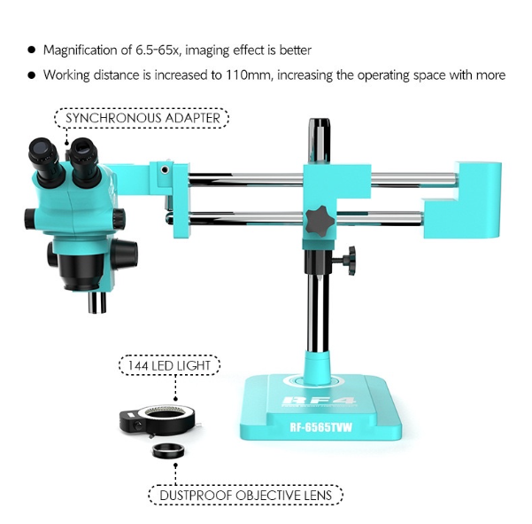 R33-กล้องจุลทรรศน์RF4 6565TVW 6.5-65×